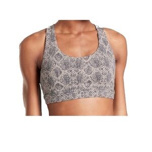 Athleta Ultimate Snake Print Sports Bra A-C size M